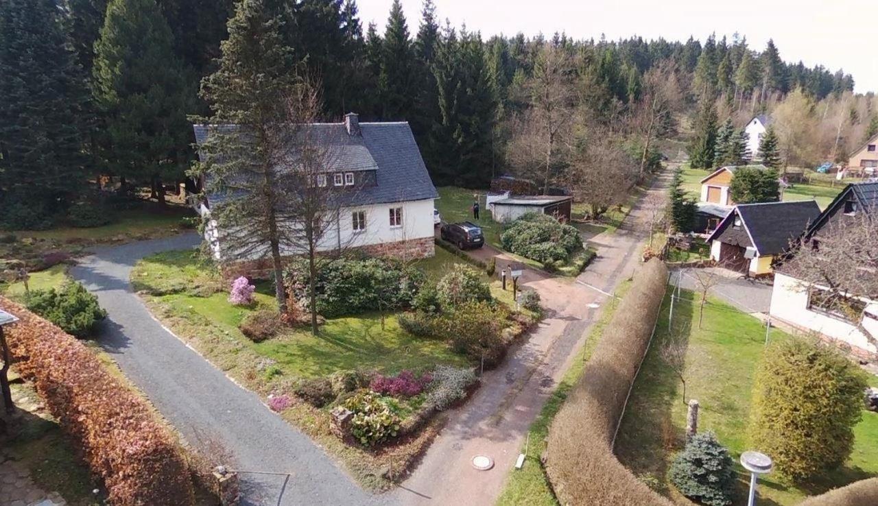 Ferienhaus Ferien Am Waldrand アルテンベルク エクステリア 写真