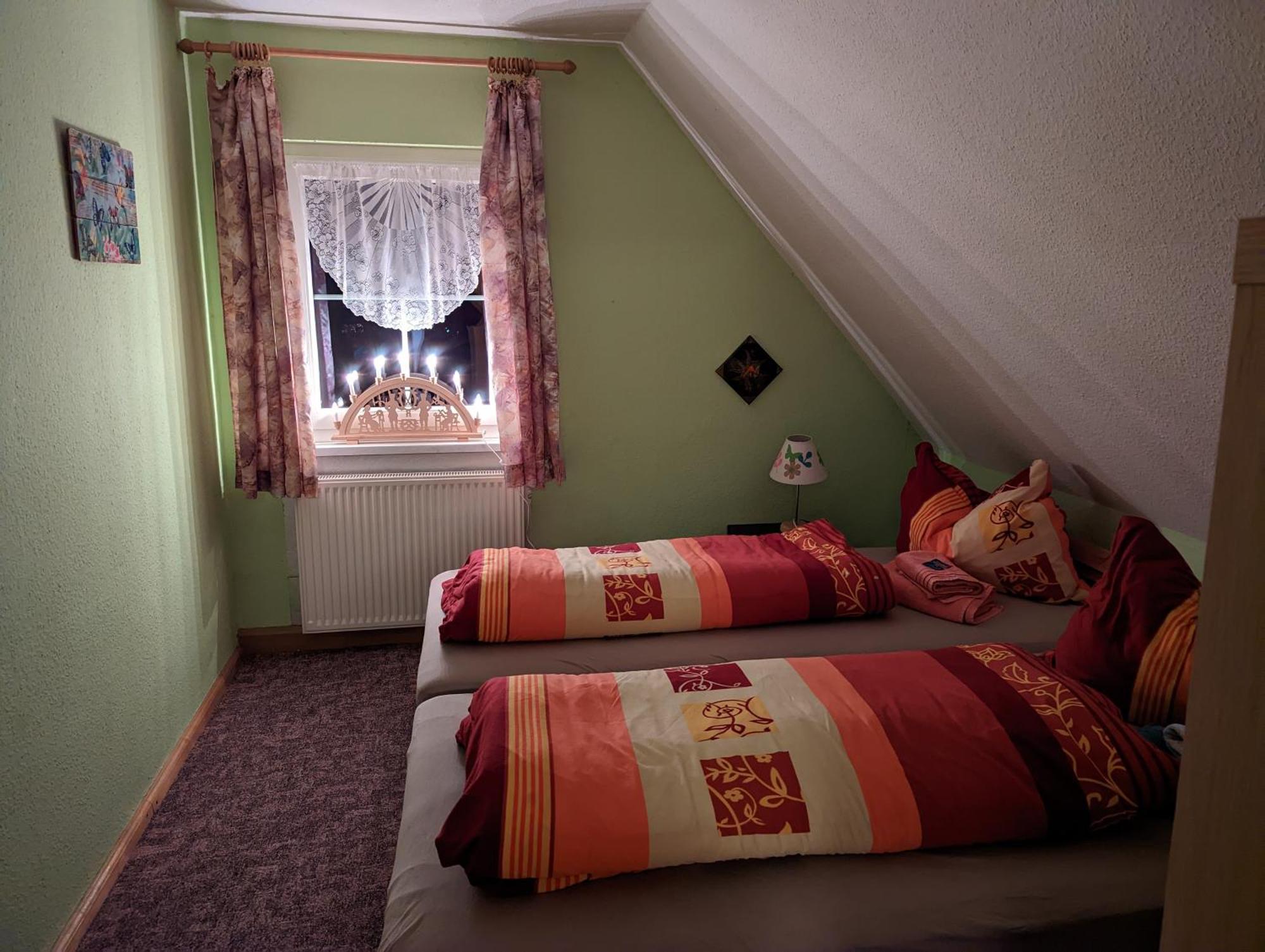 Ferienhaus Ferien Am Waldrand アルテンベルク エクステリア 写真